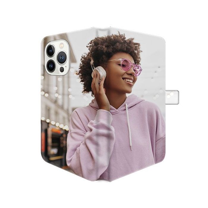 iPhone 13 Pro - Personalised Wallet Case (Full Printed)