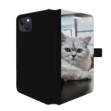 Iphone 15 Plus - Göra eget Plånboksfodral (Framsidestryck)