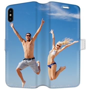 iPhone X - Göra eget Plånboksfodral (Heltäckande Tryck)
