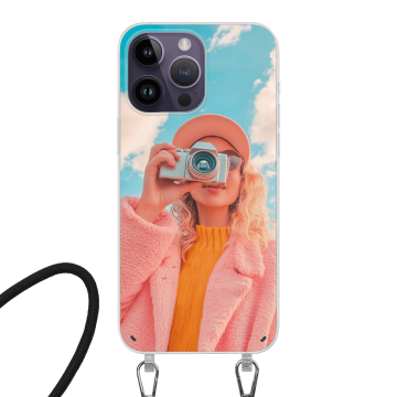 iPhone 14 Pro - Göra eget Mobilskal med Snöre (Crossbody)