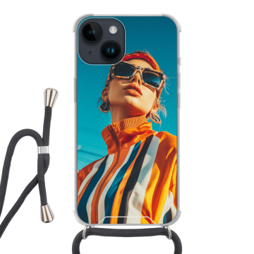 iPhone 14 - Göra eget Mobilskal med Snöre (Crossbody)