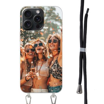 Iphone 15 Pro - Göra eget Mobilskal med Snöre (Crossbody)