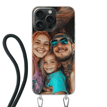 Iphone 15 Pro Max - Göra eget Mobilskal med Snöre (Crossbody)