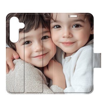 Samsung Galaxy S25 - Göra eget Plånboksfodral (Heltäckande Tryck)