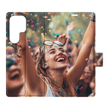 Samsung Galaxy S25 Ultra - Göra eget Plånboksfodral (Heltäckande Tryck)