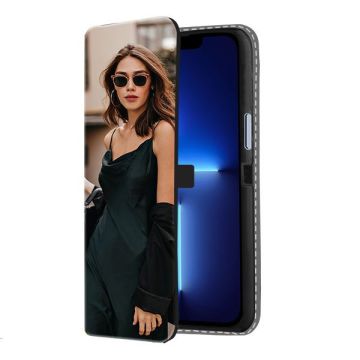 iPhone 13 Mini - Personalised Wallet Case (Front Printed)