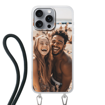 iPhone 16 Pro Max - Göra eget Mobilskal med Snöre (Crossbody)